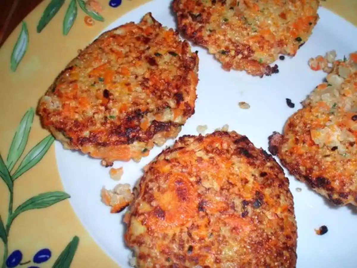 Galettes de Quinoa aux carottes