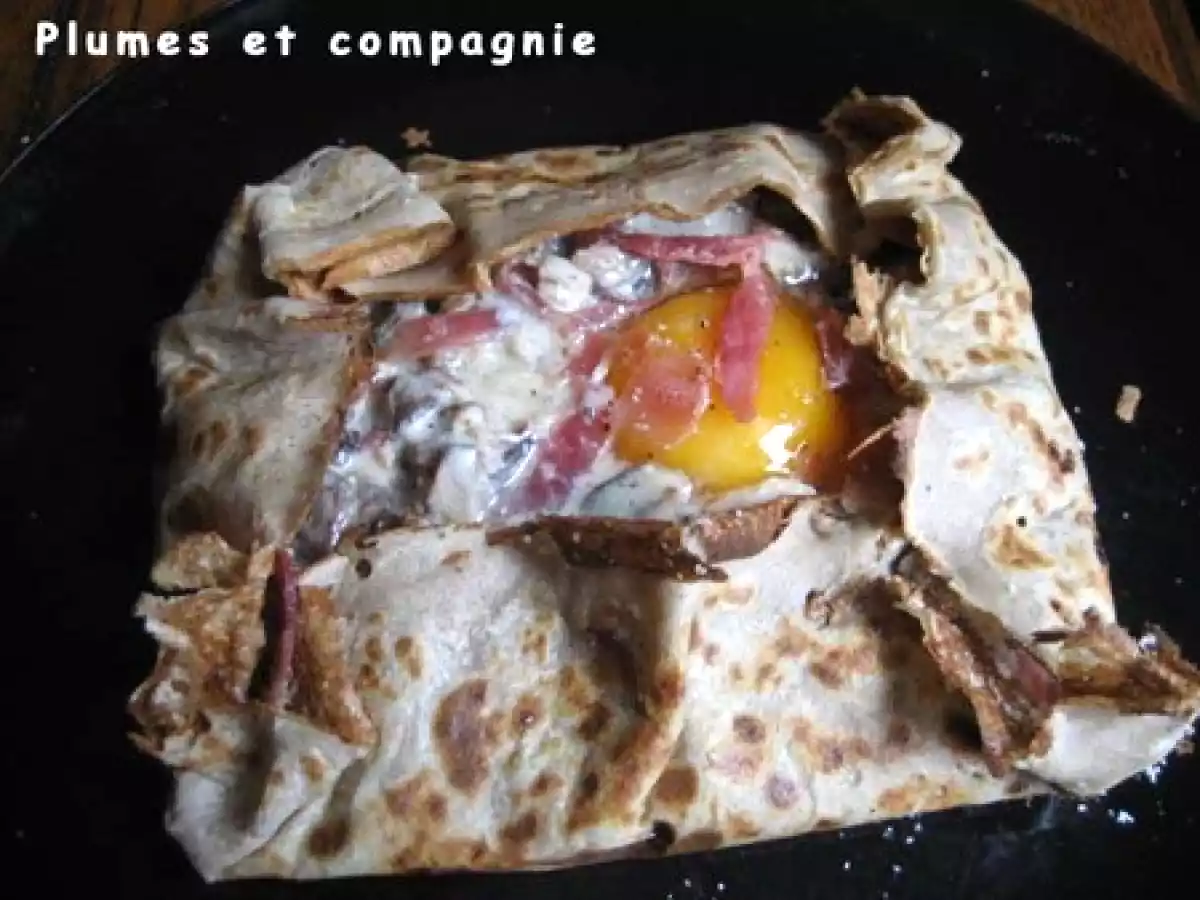 Galettes de sarrasin à l'oeuf miroir