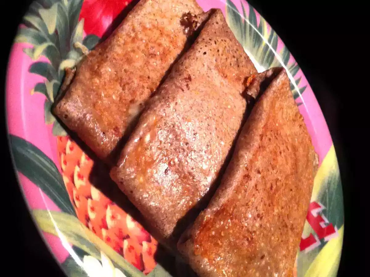 Galettes de Sarrasin au St Felicien, jambon & oeuf !