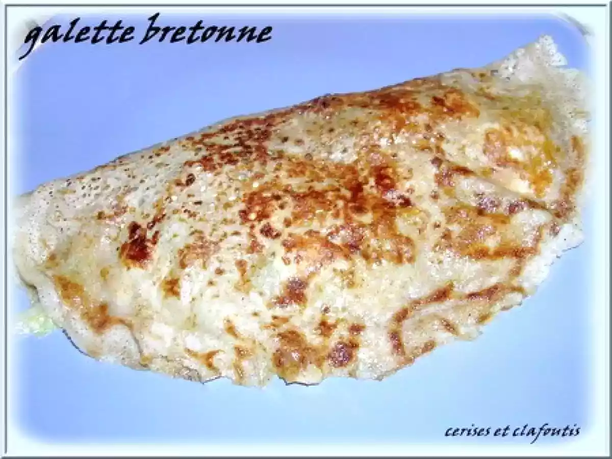 GALETTES DE SARRASIN FOURREES POIREAUX ET FROMAGE DE CHEVRE - photo 2