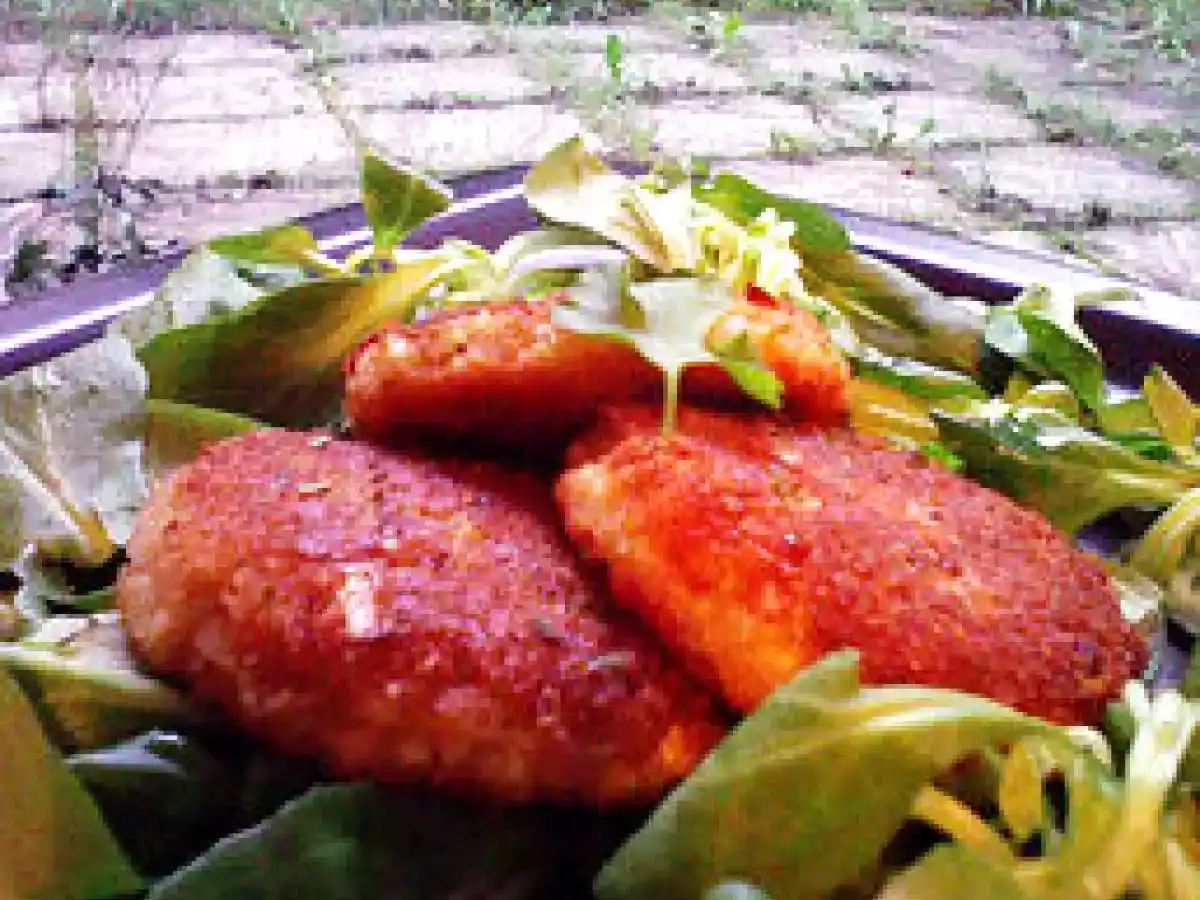 GALETTES DE TOFU AUX POIREAUX & AUX OIGNONS