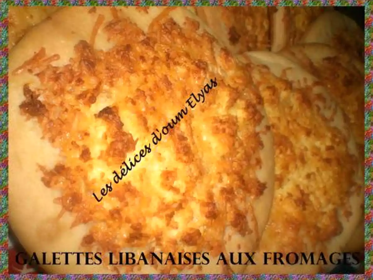 Galettes libanaises aux fromages