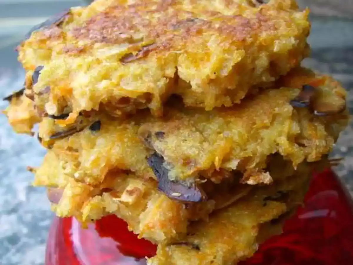 Galettes moelleuses carottes- amandes ou courgettes-amandes