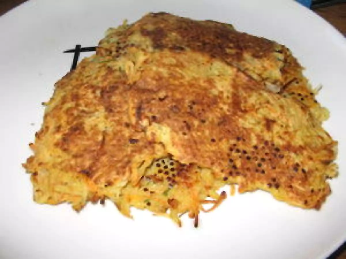 Galettes pommes de terre-carottes