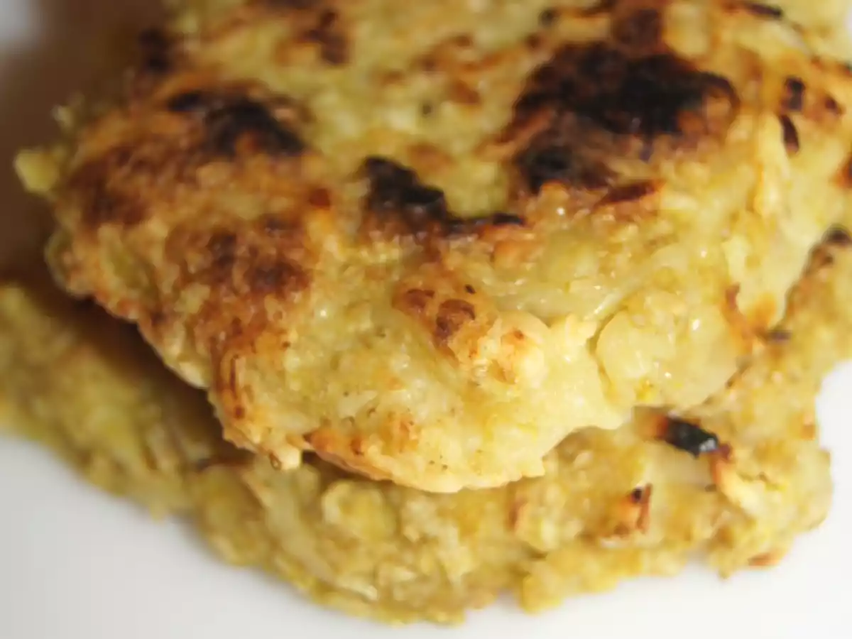 Galettes rapido expresso mais trop miam au chou fleur trop cuit