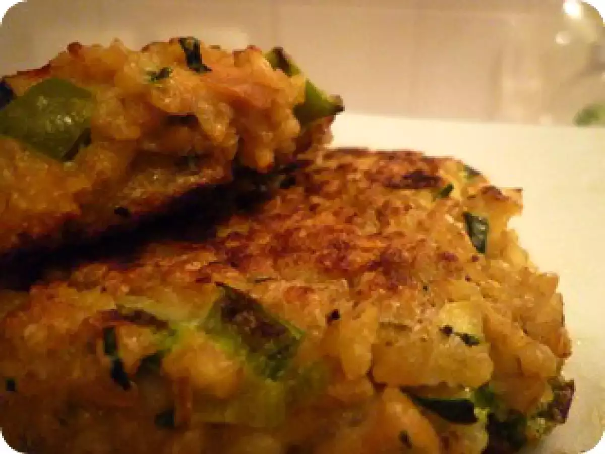 Galettes végétales aux légumes et comté