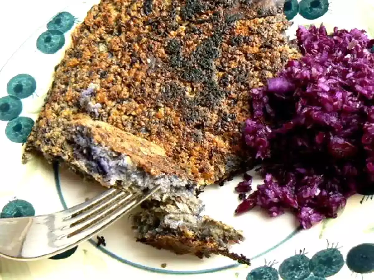 Galettes végétales lentilles chou rouge