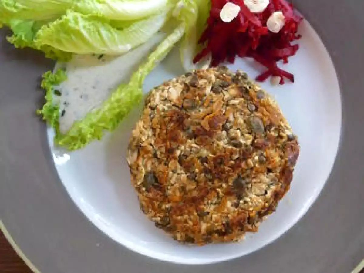 Galettes veggie de tofu lentilles et carottes - photo 2