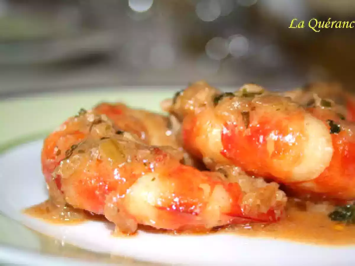 Gambas au Cognac