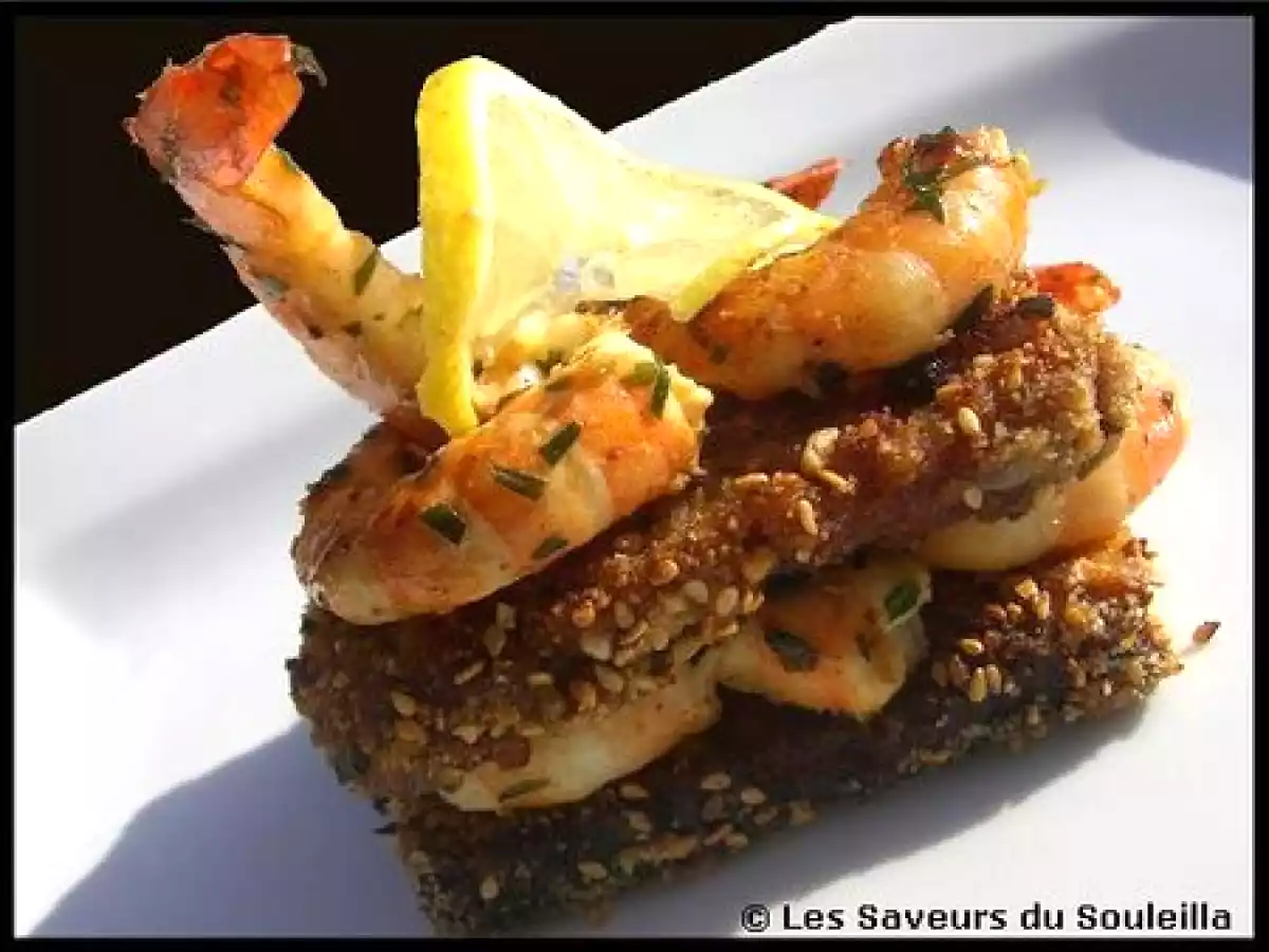 Gambas au pain d'épices Acidulé - photo 2