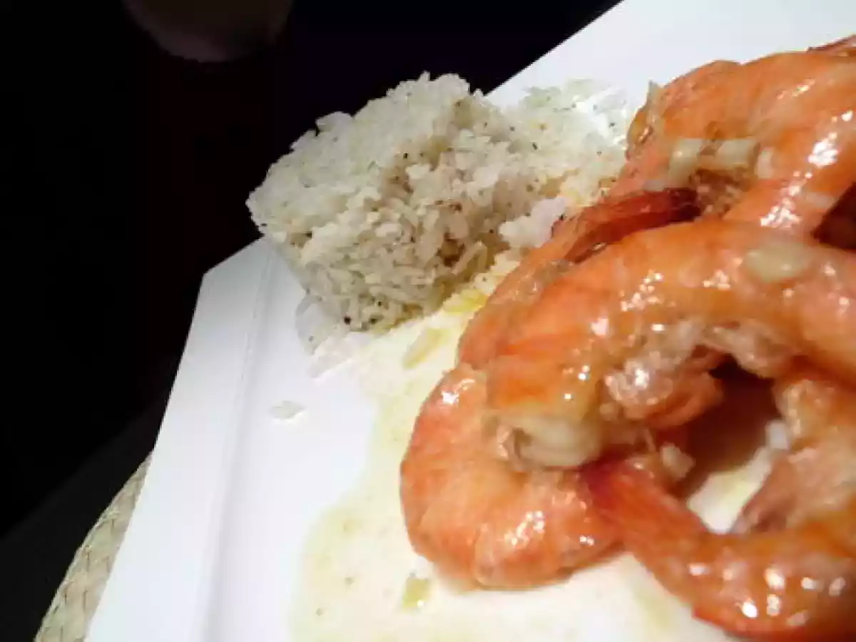 Gambas aux épices et miel