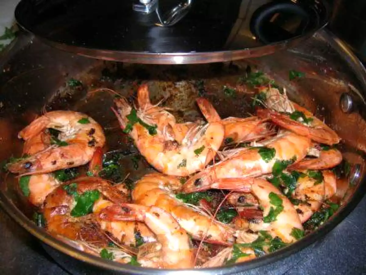 Gambas flambées