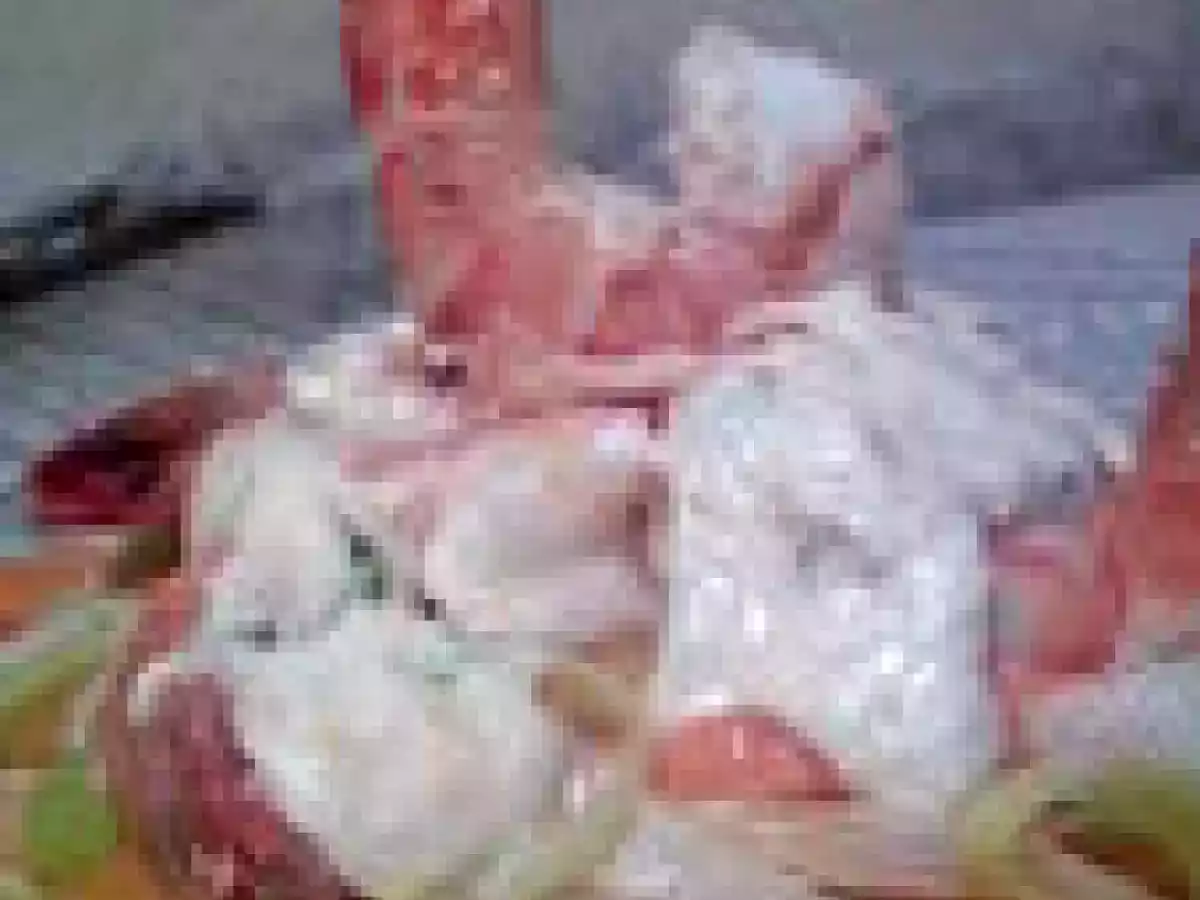 Gambas flambées au pastis et sa julienne de poireaux carottes