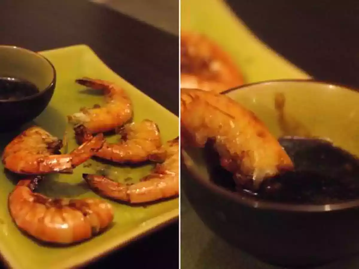 Gambas sautées au miel