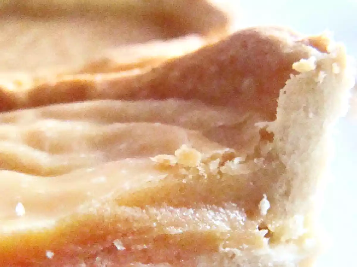 Ganache chocolat blanc caramelise au four pour des tartelettes fondantes...