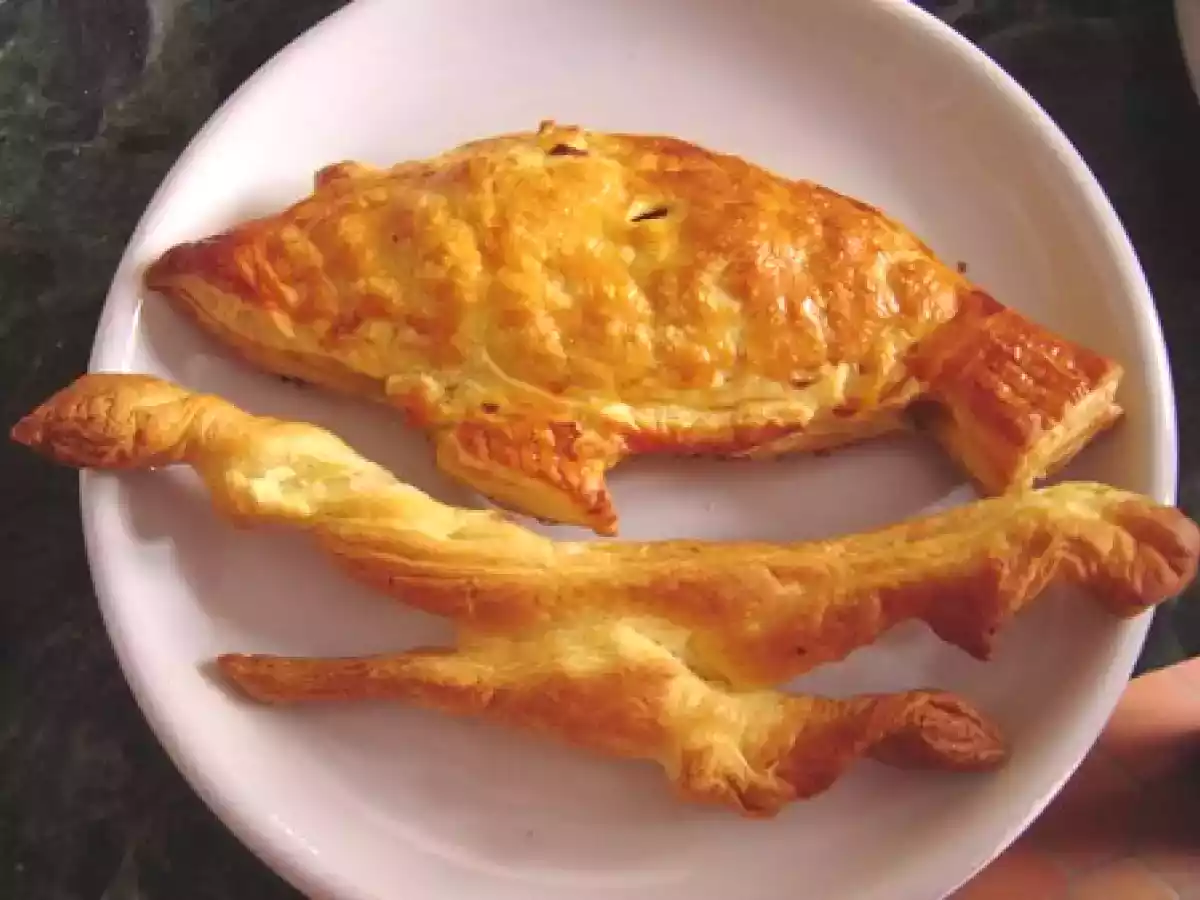 Garniture de légumes en...poisson d'Avril