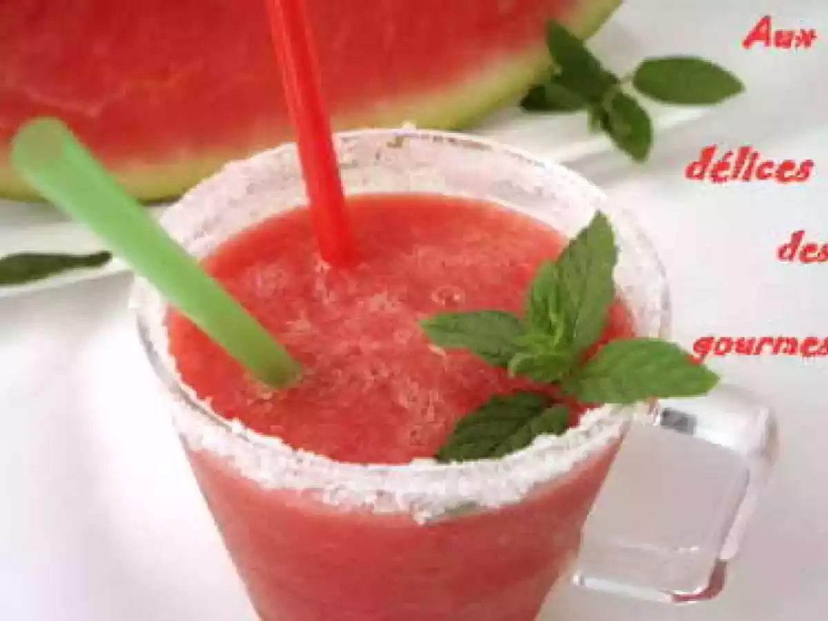 Gaspacho de pastèque et fraises - photo 2