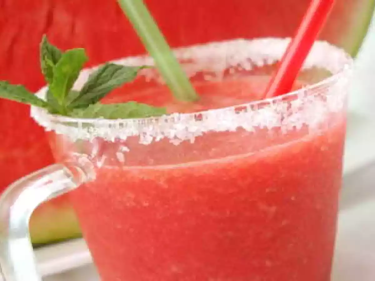 Gaspacho de pastèque et fraises - photo 3