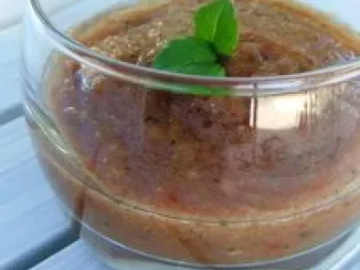 Gaspacho de tomate & concombre au vinaigre balsamique