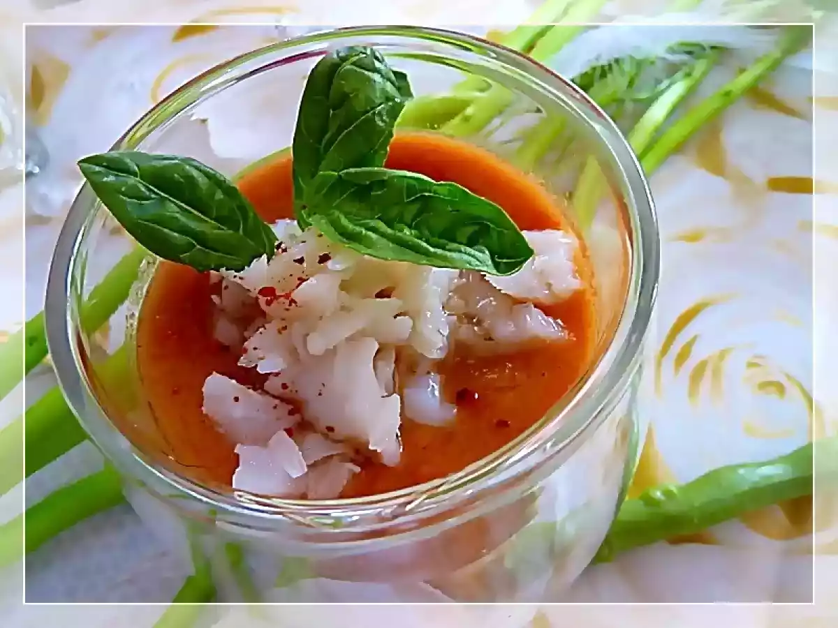 gaspacho et son dos de cabillaud - photo 2