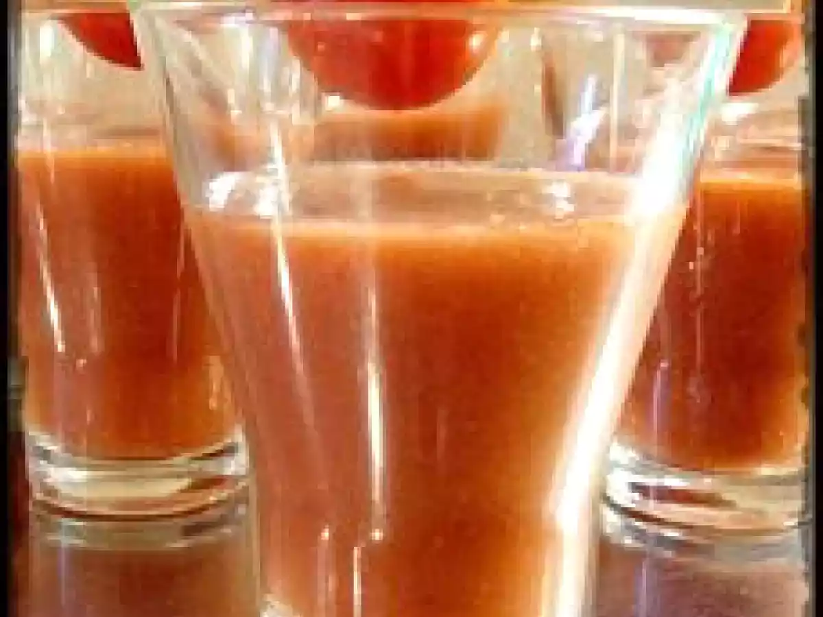 Gaspacho tomates et fraises