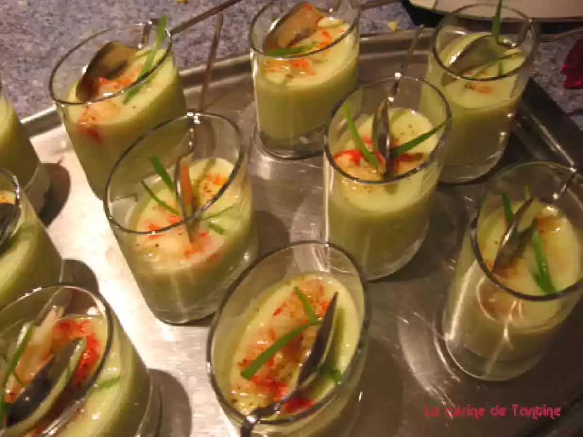 Gaspacho vert aux écrevisses - photo 2