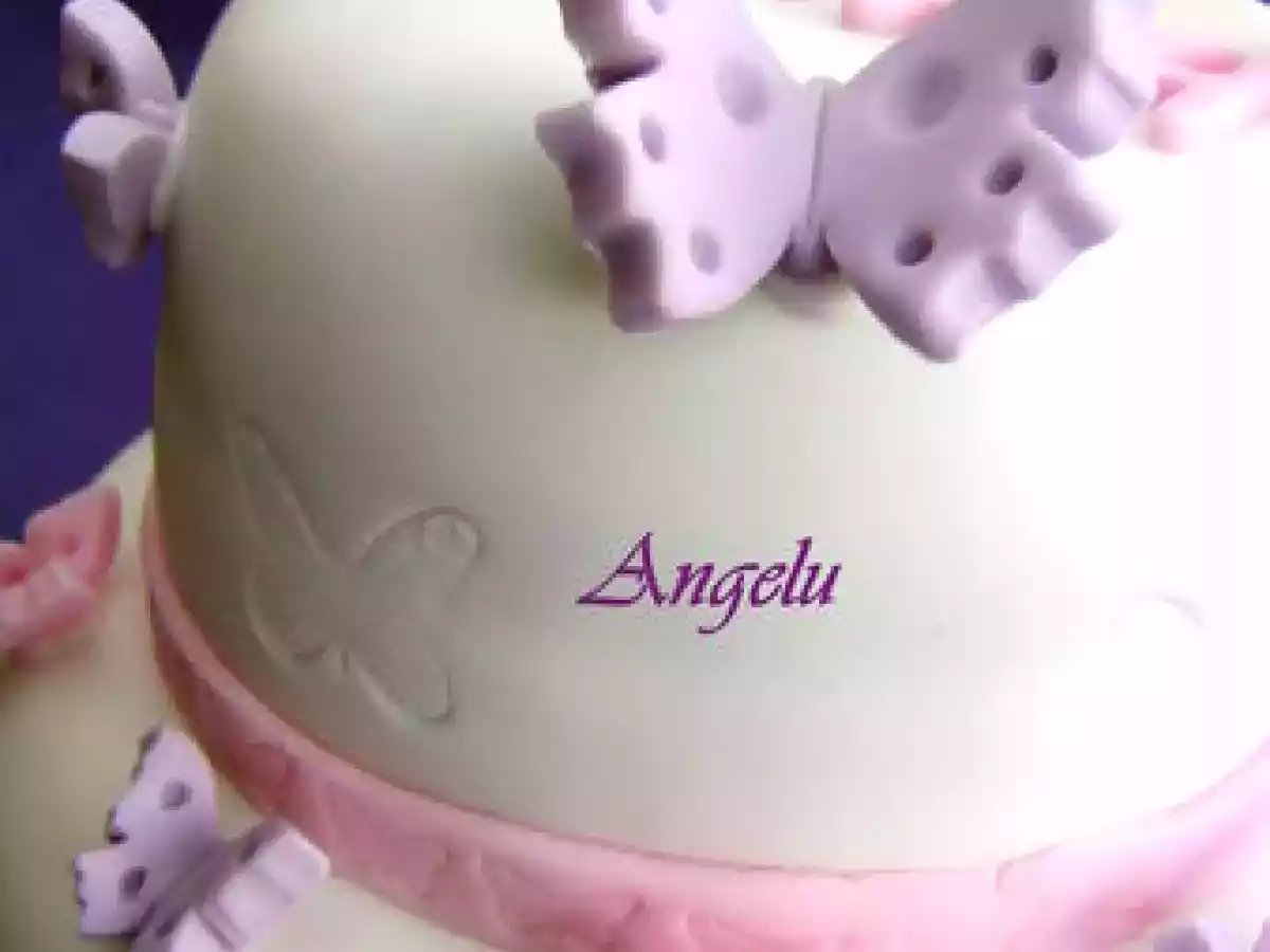 Gâteau 3D papillons - butterflies cake - photo 2