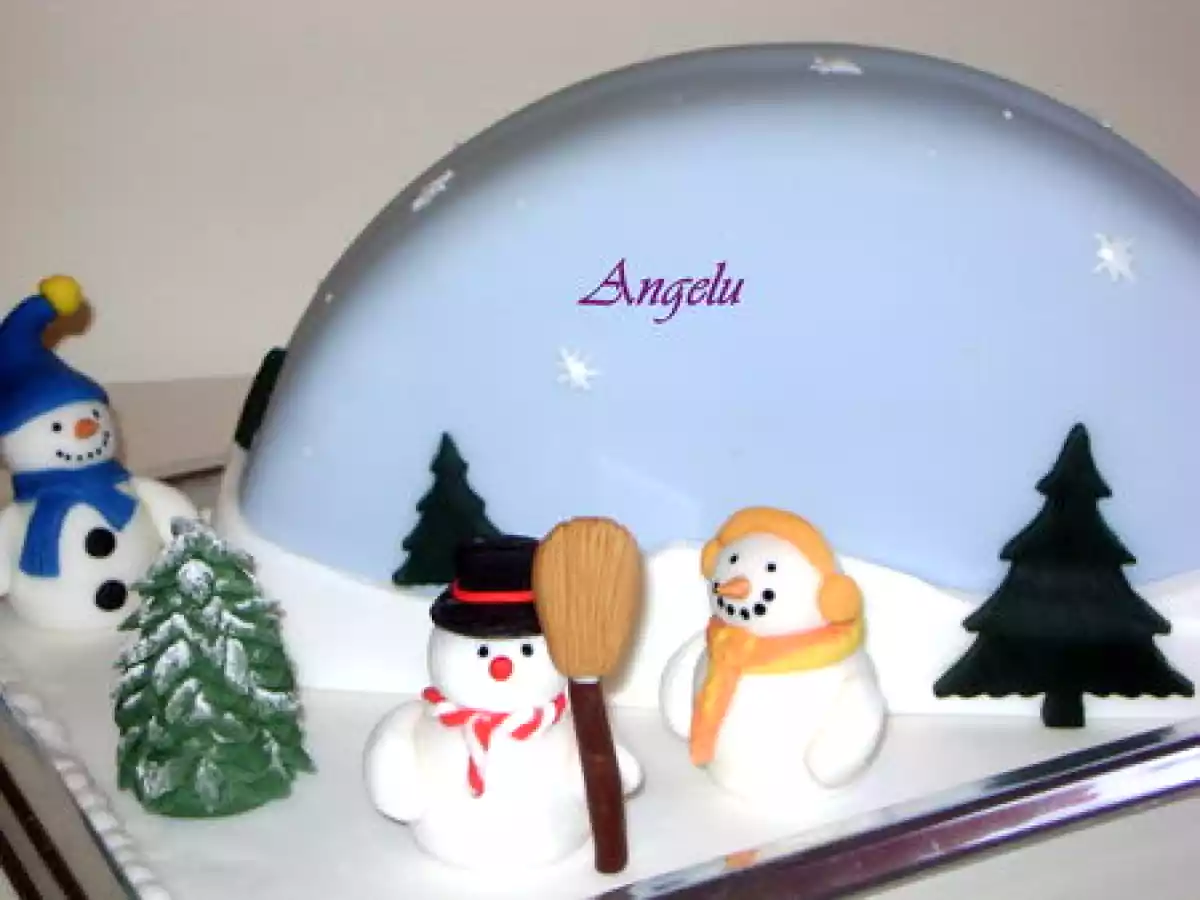 Gâteau 3D paysage de Noël - photo 2