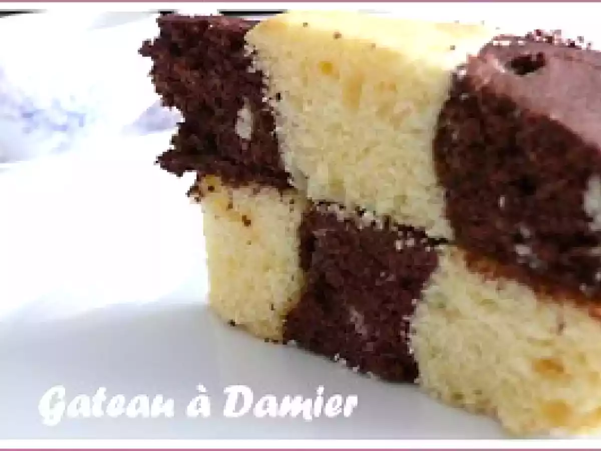 Gâteau à damier ( Savane)