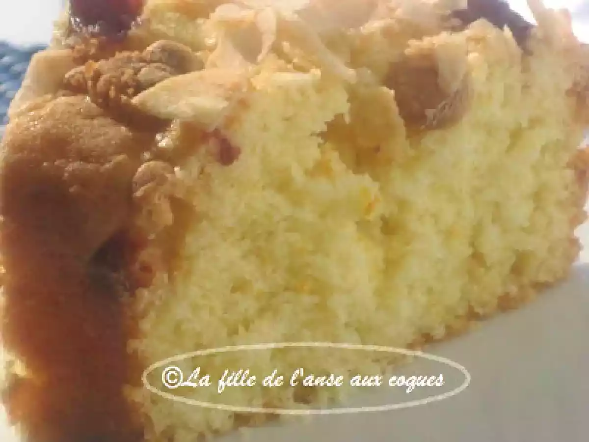 GÂTEAU À L'ORANGE, AMANDES, CANNEBERGES ET CHOCOLAT BLANC - photo 4