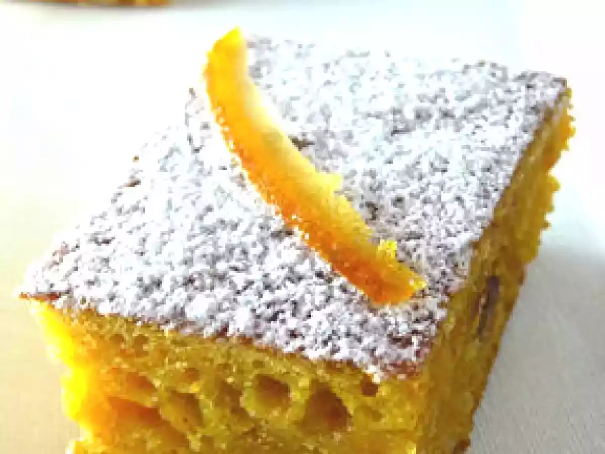 Gâteau à l'orange et à la patate douce