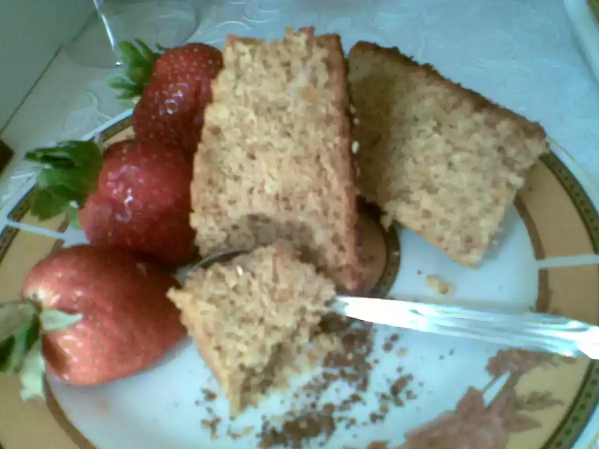gâteau à la chapelure aux bananes sans farine - photo 2