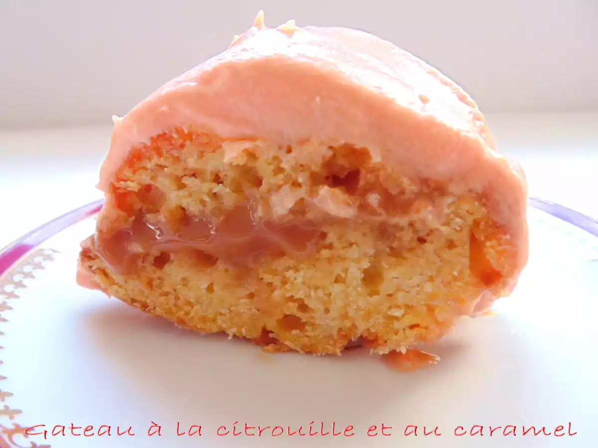 Gâteau à la citrouille et au caramel