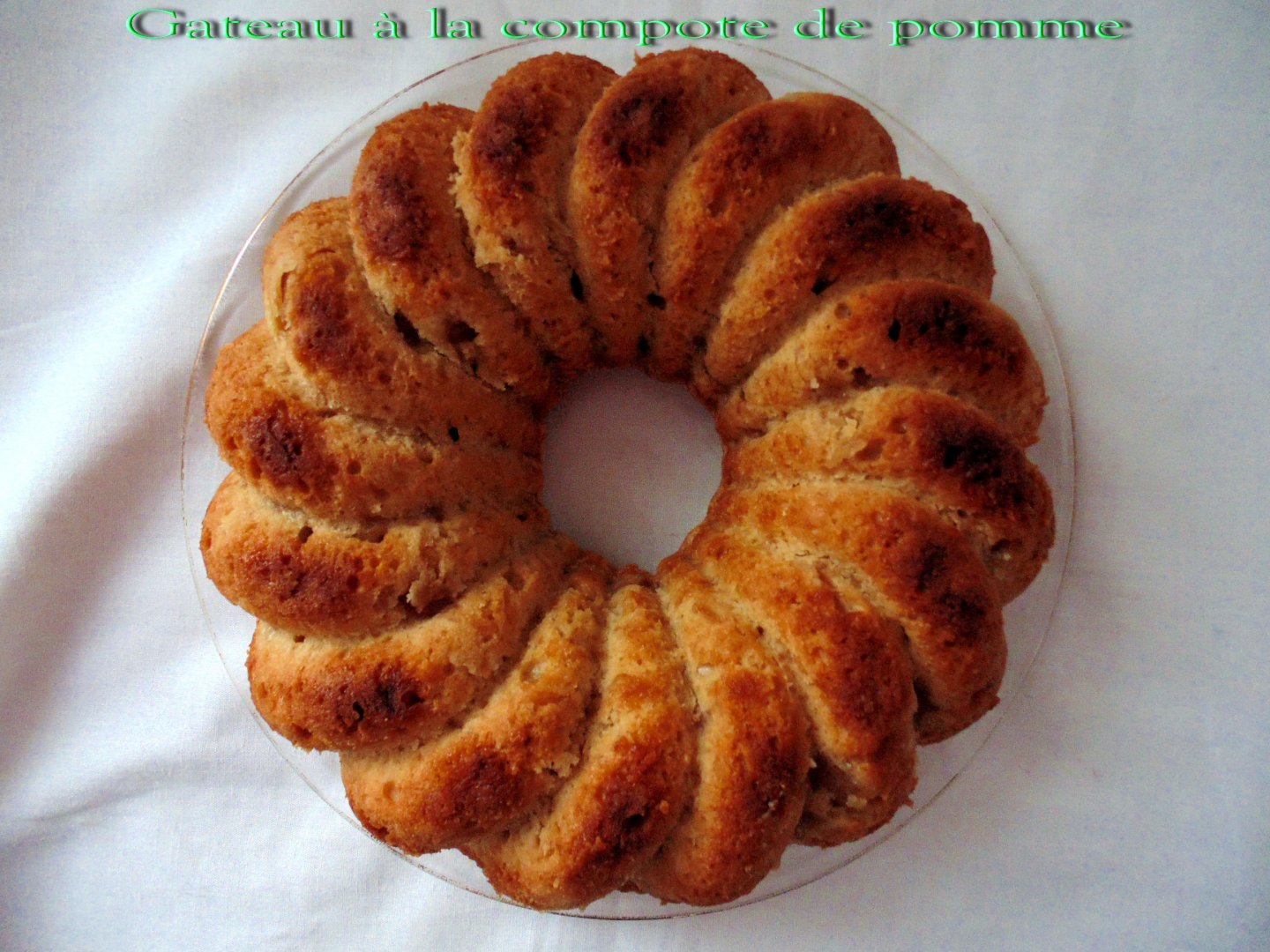 Gateau à la compote de pomme Les Recette de A à Z