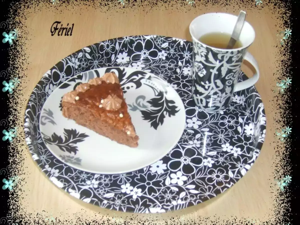 Gâteau à la danette au chocolat