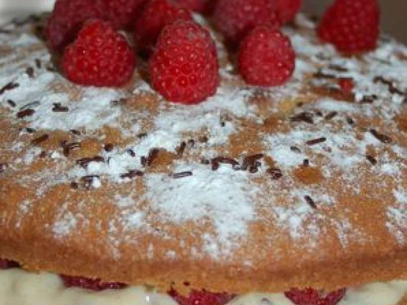 Gâteau à la Framboise, à la farine complète, photo 1