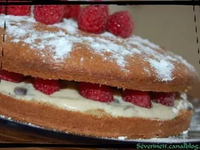Gâteau à la Framboise, à la farine complète, photo 2