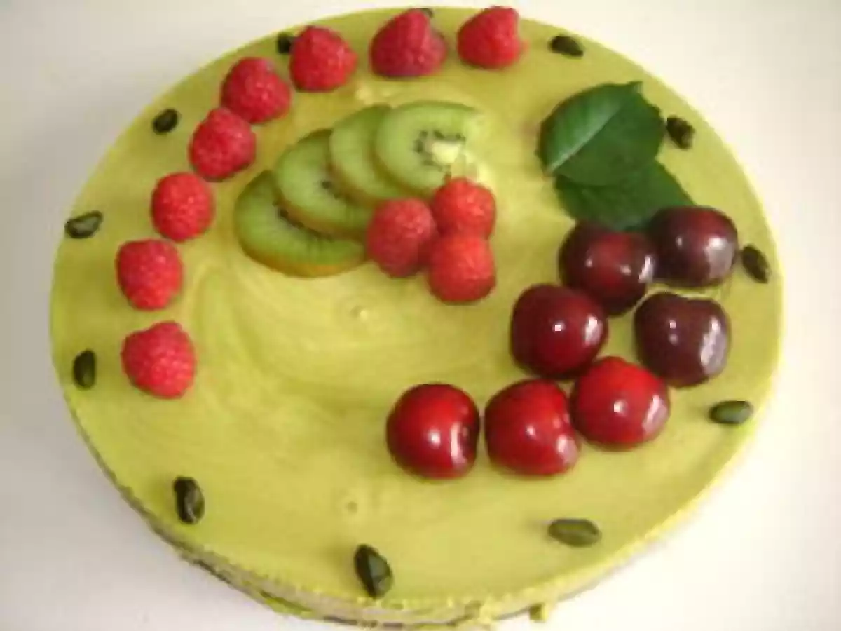 Gâteau à la mousse de pistache