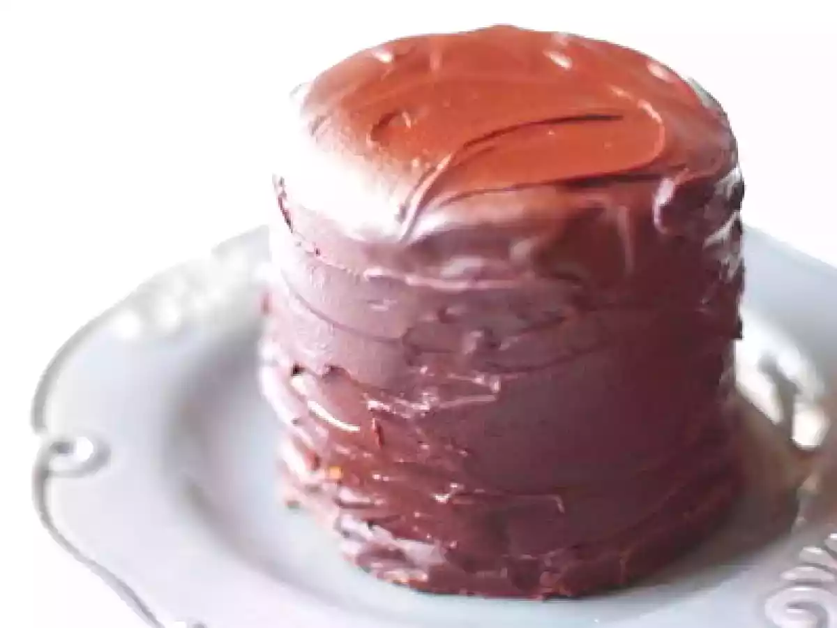 Gâteau à la Pistache - Ganache Chocolat