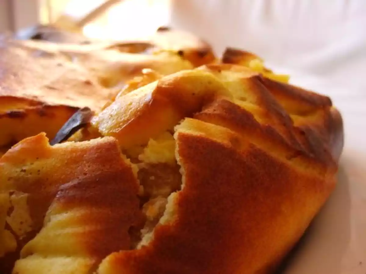 Gâteau à la Ricotta et aux Mirabelles.