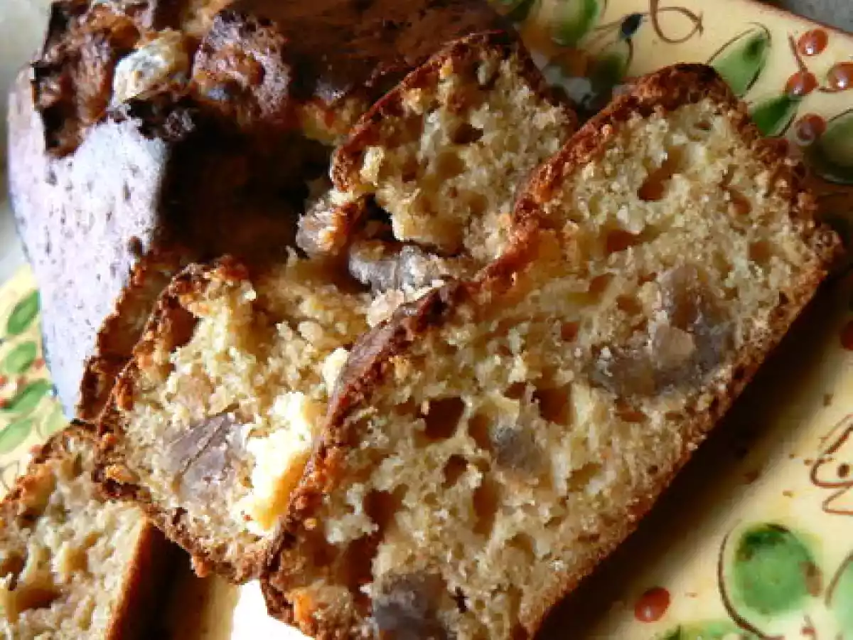 Gâteau allégé pommes, marron, citron