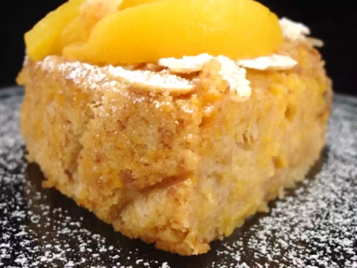 GÂTEAU AMARETTI AUX PÊCHES - photo 2