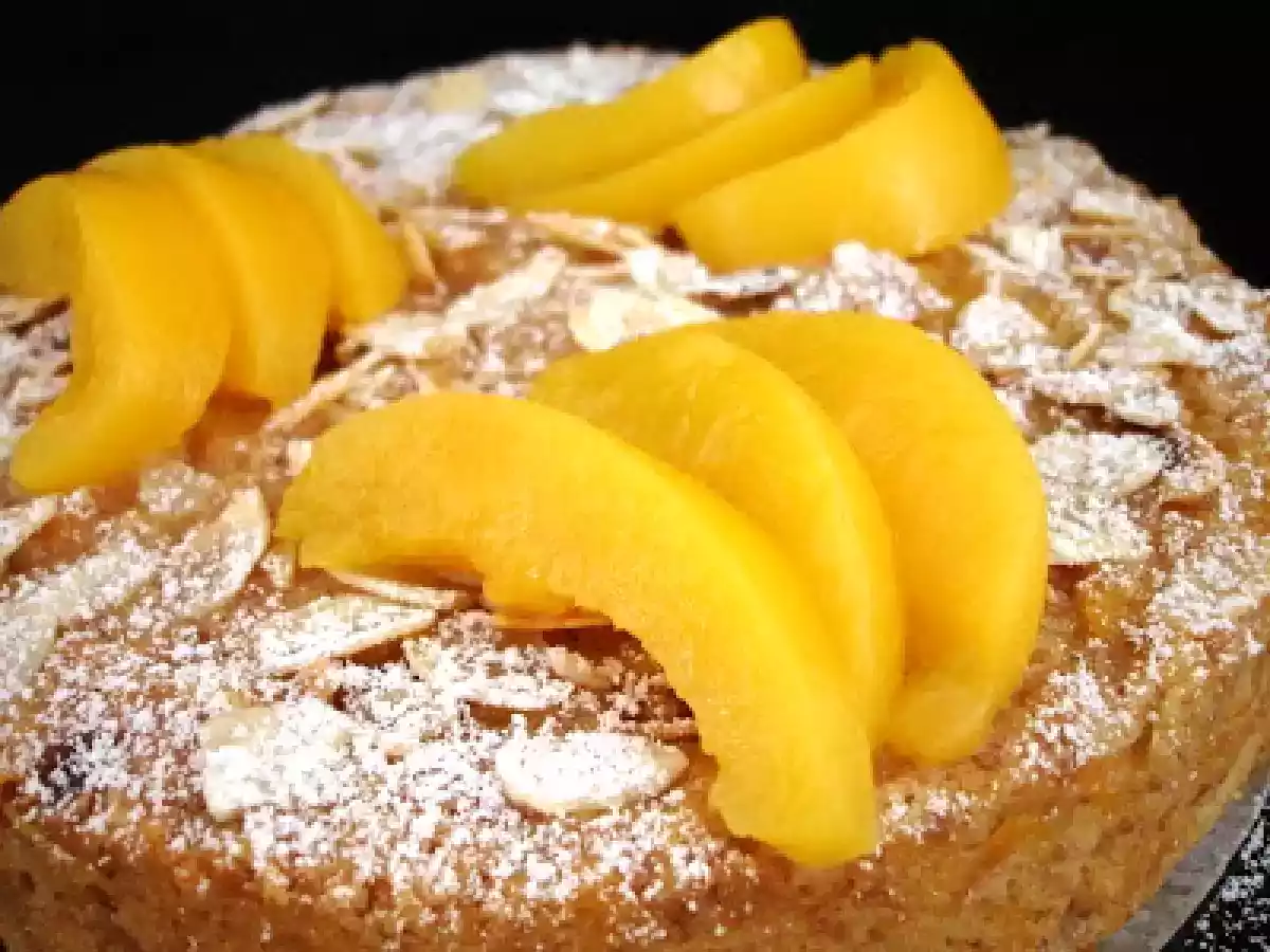 GÂTEAU AMARETTI AUX PÊCHES - photo 4