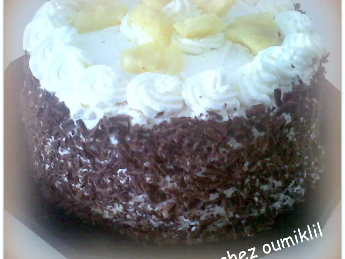 Gâteau anans et crème mousseline - photo 2