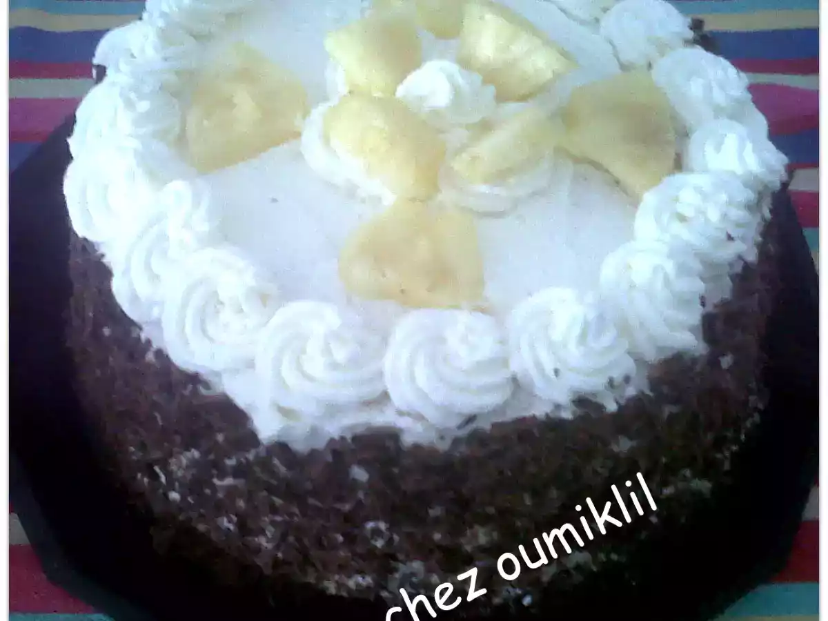 Gâteau anans et crème mousseline - photo 3