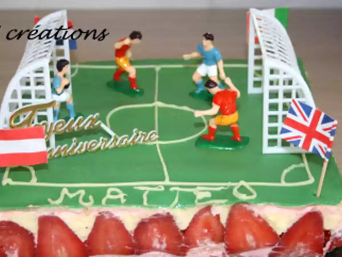 Gâteau anniversaire version Foot - photo 3
