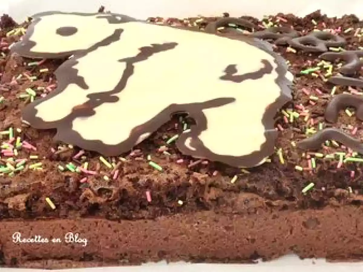 GÂTEAU AU CHOCOLAT A LA MOUSSE DE NUTELLA - photo 2