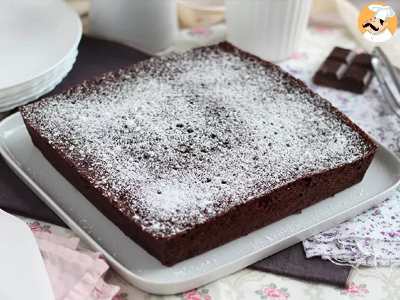 Gâteau au chocolat cuisson express au micro-ondes (seulement 5 minutes! ) - photo 4
