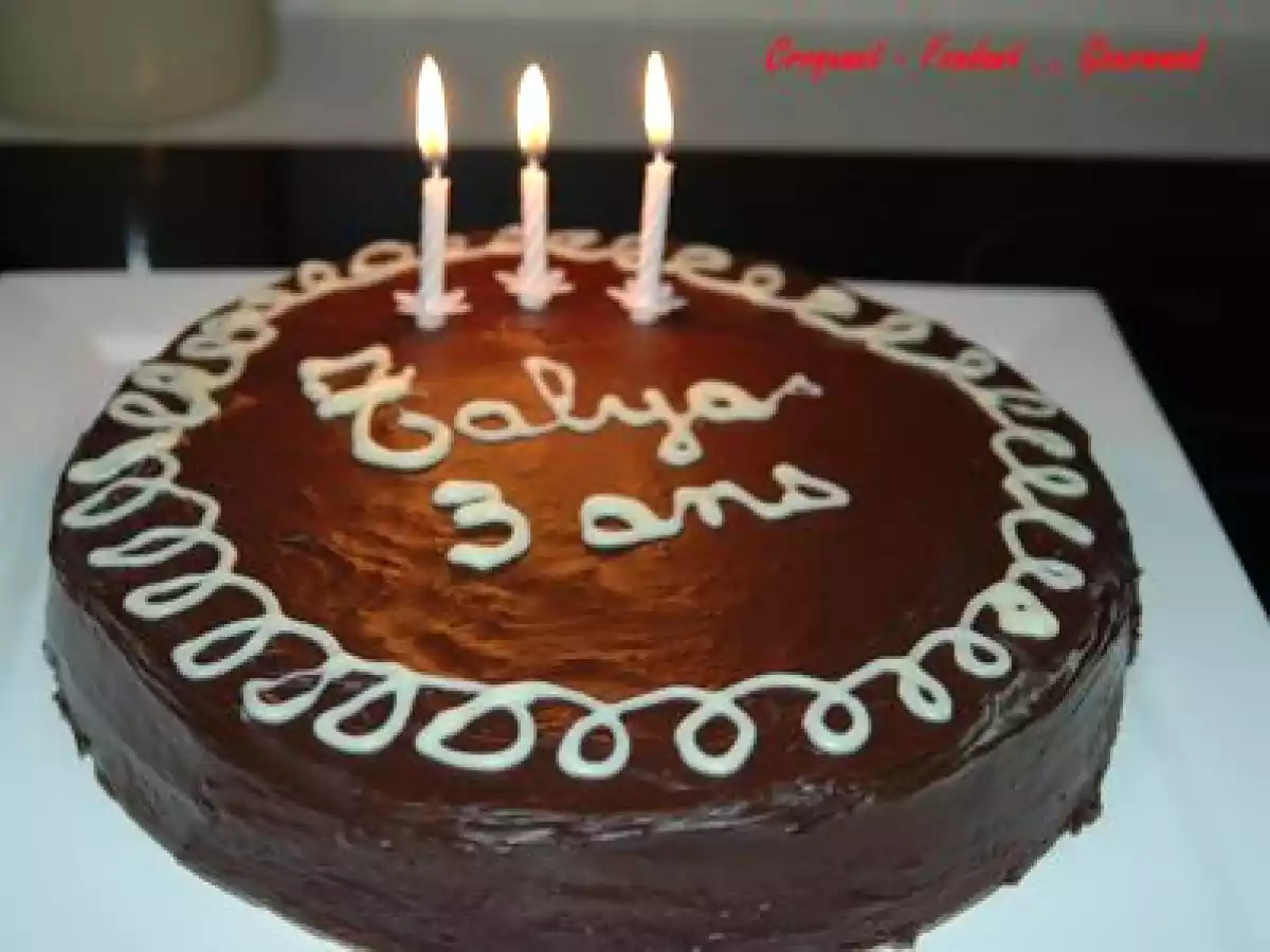 GÂTEAU au CHOCOLAT de PHILIPPE CONTICINI