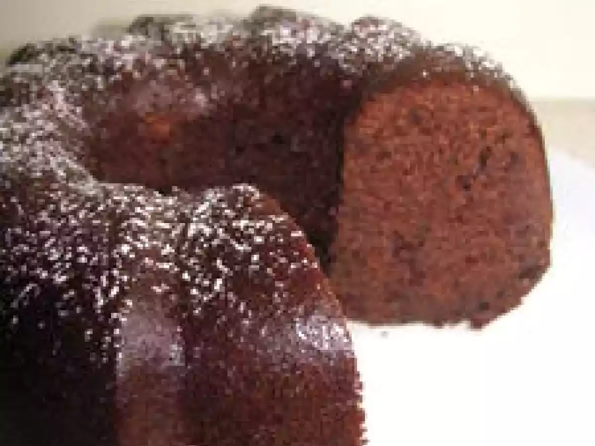 Gâteau au chocolat en poudre